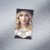 Huwelijk en gezinstherapeut magnetisch visitekaartje (Voorbeeld)