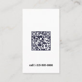 Huwelijk en gezinstherapeut QR Visitekaartje (Achterkant)