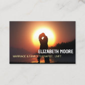 Huwelijk en gezinstherapeut visitekaartje (Voorkant)