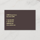 Huwelijk en gezinstherapeut visitekaartje (Achterkant)