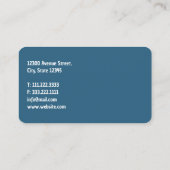 Huwelijk en gezinstherapeut visitekaartje (Achterkant)