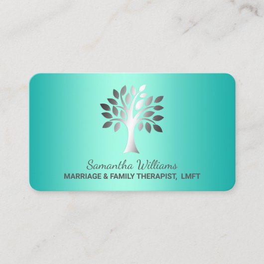 Huwelijk en gezinstherapeut visitekaartje (Voorkant)