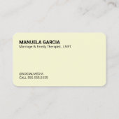 💐 Huwelijk en gezinstherapie Visitekaartje (Achterkant)
