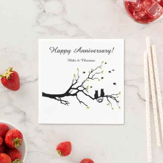 Huwelijk en Jubileum Cocktail servetten (Insitu)