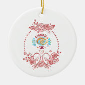 Huwelijk en Jubileum POD Ideeën Keramisch Ornament (Voorkant)