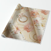 Huwelijk en Verloving Wrapping Sheet Cadeaupapier (Uitgerold)