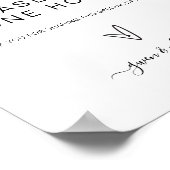 Huwelijk Favorieten Bord Tafel Ontvangst Poster G4 (Hoek)