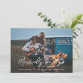 Huwelijk gaan we vakantie Verloving Foto V2 (Staand voorkant)