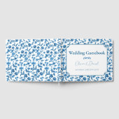 Huwelijk Gastboek Chintz Blauw & Wit Bloemen Gastenboek (Volledig)