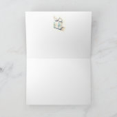 Huwelijk Gateaux Kaart (Binnen)