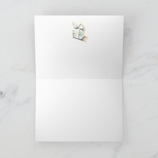 Huwelijk Gateaux Kaart (Binnen)