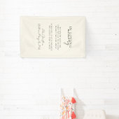 Huwelijk, Gedenkteken, Wit, Spandoek (Insitu)