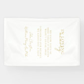 Huwelijk, Gedenkteken, Wit, Spandoek (Horizontaal)