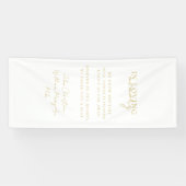 Huwelijk, Gedenkteken, Wit, Spandoek (Horizontaal)