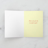 Huwelijk "gefeliciteerd! kaart (Binnen)