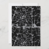 Huwelijk Halloween Skelet Hart Handen Gothic Kaart (Achterkant)