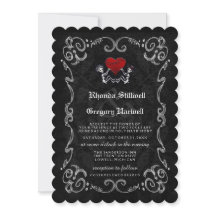 Huwelijk Halloween Skeletten & Hart - KOSTUUMS