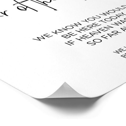 Huwelijk Herdenking Voorbehouden aan Moeder van de Poster (Hoek)