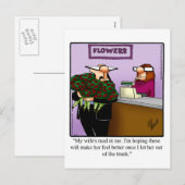 Huwelijk Humor Postkaart "Spectickles" Feestdagenkaart (Voorkant / Achterkant)