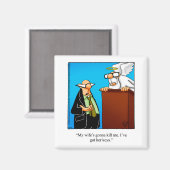 Huwelijk Humor Stocking Stuffer Magnet (Voorkant / Achterkant)