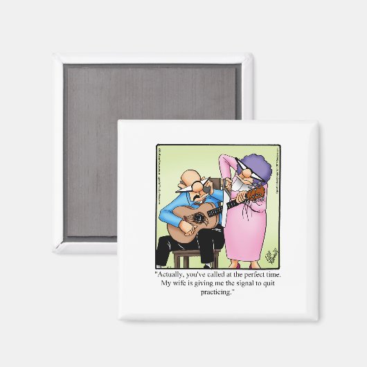 Huwelijk Humor Stocking Stuffer Magnet (Voorkant / Achterkant)