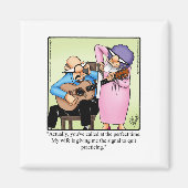 Huwelijk Humor Stocking Stuffer Magnet (Voorkant)