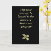 Huwelijk/Huwelijk Kaart (Gele Bloem)