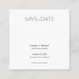 Huwelijk huwelijk minimalistische kalligrafie scri informatiekaartje