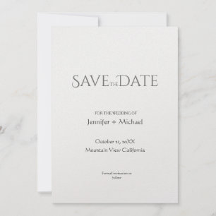 Huwelijk huwelijk minimalistische kalligrafie scri save the date
