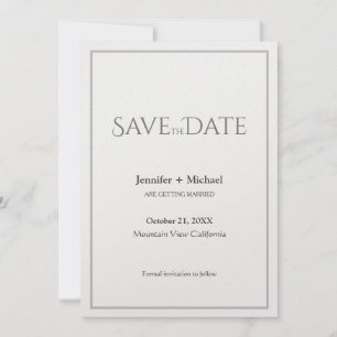 Huwelijk huwelijk minimalistische kalligrafie scri save the date