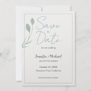 Huwelijk huwelijk minimalistische kalligrafie scri save the date