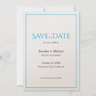Huwelijk huwelijk minimalistische kalligrafie scri save the date