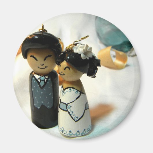 Huwelijk I van Kokeshi Magneet (Voorkant)