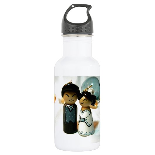 Huwelijk II van Kokeshi Waterfles (Voorkant)