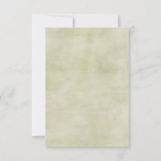 Huwelijk in de dennen RSVP-kaart RSVP Kaartje (Achterkant)