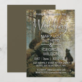 Huwelijk in het dennenbos kaart (Voorkant / Achterkant)