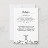 Huwelijk in Rio De Janeiro | Gegevens van bezoeker Kaart (Voorkant)