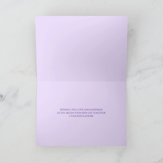 Huwelijk inspirerend citaat kaart (Binnen)