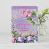 Huwelijk Inv. 2 Violet(Horizon) RFPMDesigns ©️2024 Kaart (Staand voorkant)