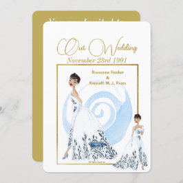 Huwelijk Inv. 2 Witte (De Dress) RFPMDesigns ©️202 Kaart