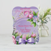 Huwelijk Inv. 3 Violet(Horizon) RFPMDesigns ©️2024 Kaart (Staand voorkant)