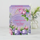 Huwelijk Inv. 5 Violet(Horizon) RFPMDesigns ©️2024 Kaart (Staand voorkant)