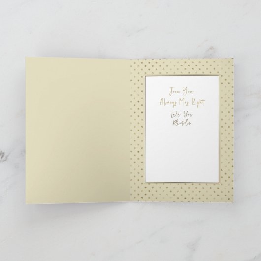 Huwelijk Jubileum Echtgenoot Cartoon Grappig Gezeg Kaart (Binnen)