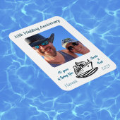 Huwelijk Jubileum FOTO CRUISE PERSONALISEREN Magneet