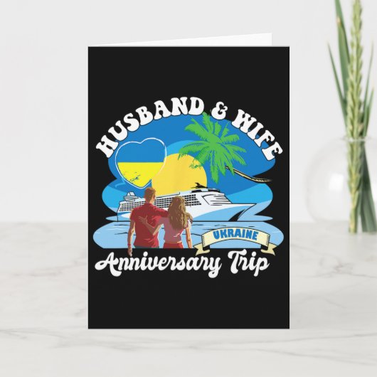 Huwelijk Jubileum Reis Oekraine  Kaart (Voorkant)