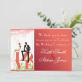 Huwelijk Kaart (Staand voorkant)