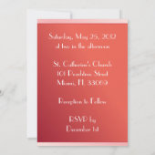 Huwelijk Kaart (Achterkant)