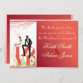 Huwelijk Kaart (Voorkant / Achterkant)