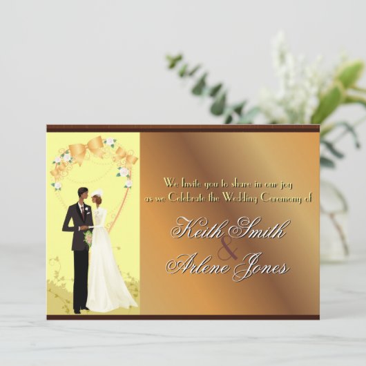 Huwelijk Kaart (Staand voorkant)