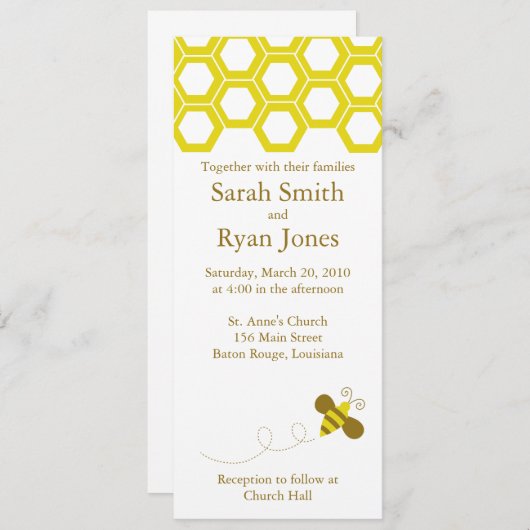 Huwelijk Kaart (Voorkant / Achterkant)